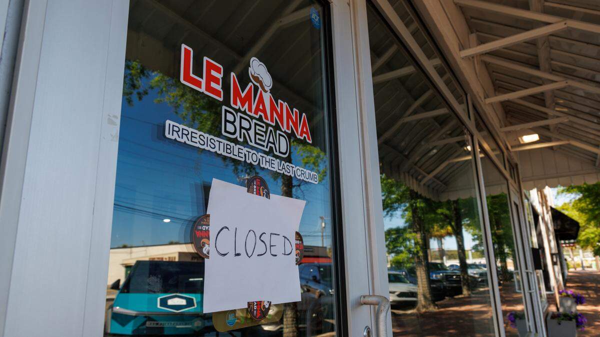 Le Manna Bread in the Arts and Innovation District of Myrtle Beach has closed. April 28, 2025.