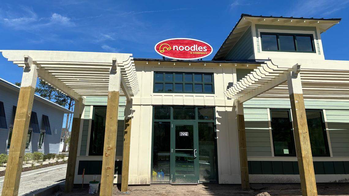 National pasta chain restaurant building a new location in Myrtle Beach, SC. Where is it?