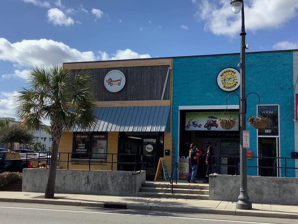 Dogs on Wheels opened Feb. 15 on Ocean Boulevard in Myrtle Beach.