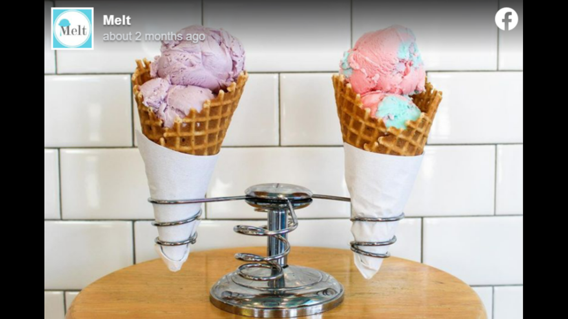 The ice cream shop Melt was named South Carolina’s top place to get frozen desserts.