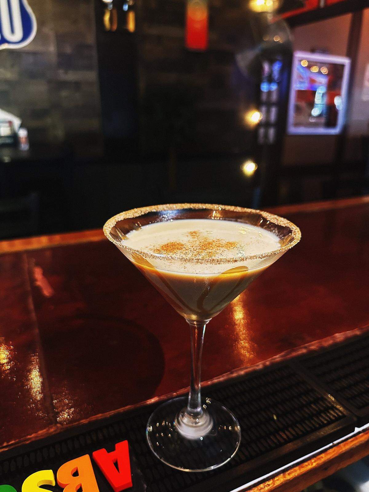 Drifters Saloon, located in Myrtle Beach, offers a holiday cocktail menu that includes its Milk and Cookies... For Adults.