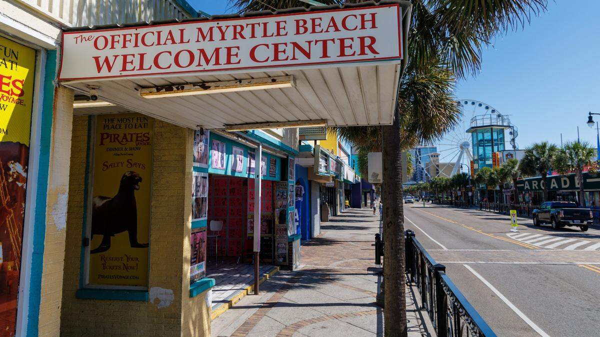 A welcome center along Ocean Boulevard and the Myrtle Beach Boardwalk is in place for visitors. Thousands of people relocate to Myrtle Beach each year, prompting questions about what the coastal city is like as far as jobs, costs and things to do. April 28, 2025.