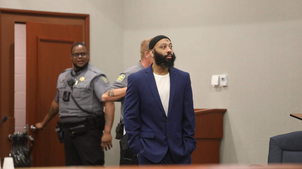 Abdullah Seifulla of Bridgeport, CT, enters an Horry County courtroom for the third and final day of his trial on June 5, 2025. He is accused of murdering a Coastal Carolina University student nearly two years ago.