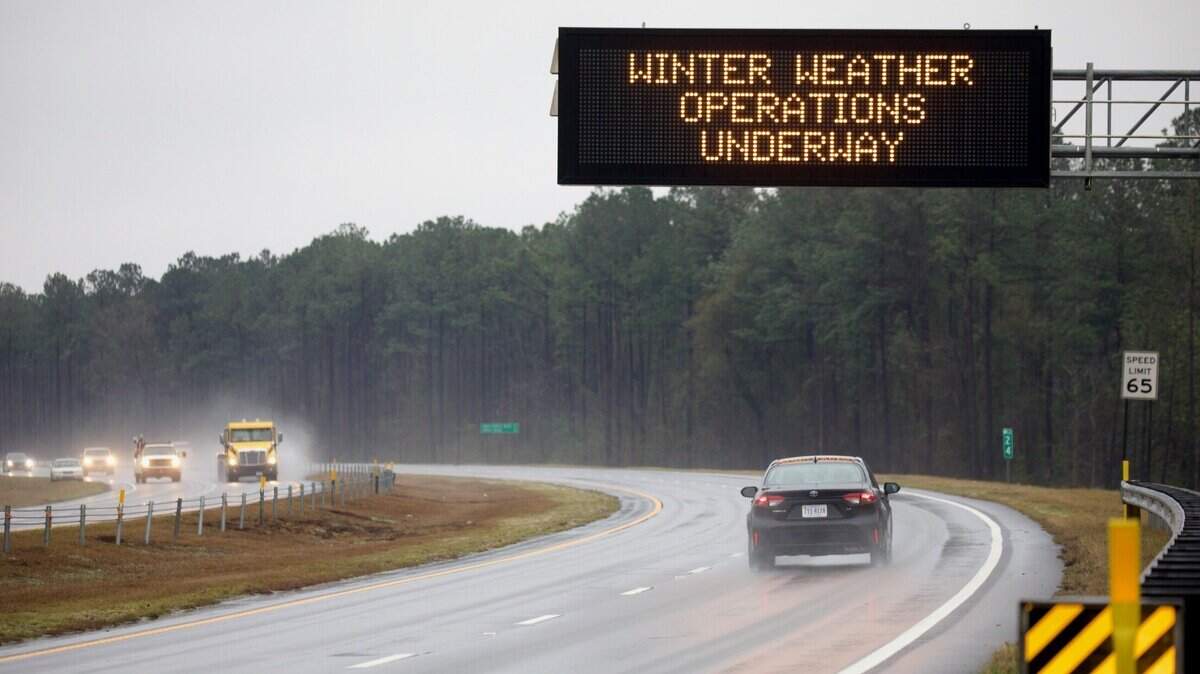 A winter storm could bring icy conditions this weekend.