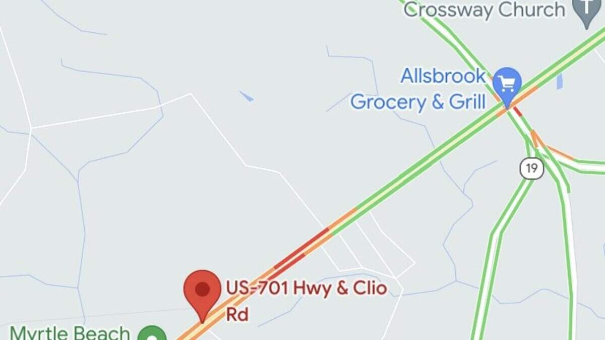 South Carolina Highway Patrol reported road closures after train cars were found turned over near Loris Saturday afternoon. Jan. 21, 2022