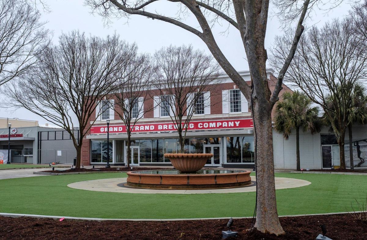 The Grand Strand Brewing Co. bar and restaurant is scheduled to open on Feb. 23 on 8th Ave. North in Myrtle Beach. The business will initially feature six beers that are all brewed in the building.. February 12, 2021.