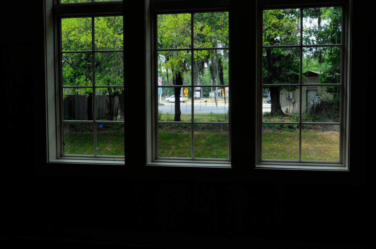 You can see U.S. Hwy 17 from the windows in the 3,000 square foot multi-purpose area in the Murrells Inlet Community Center. The windows will have darkening shades.