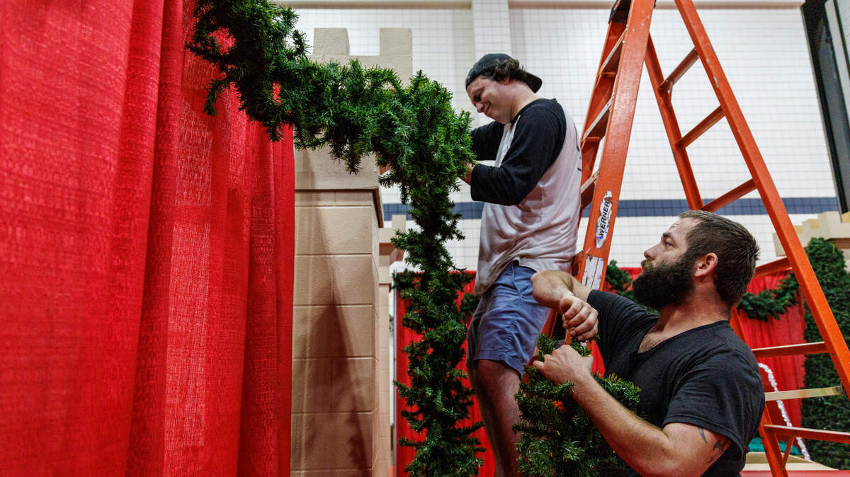 Vendors and staff are decking the halls in preparation for the Dickens Christmas Show at the Myrtle Beach Convention Center. The victorian style holiday event features 350 vendors and begins on Thursday, November 7 through Sunday, November 10, 2024. Tickets are $12 per adult and $5 per child. Nov. 6, 2024.