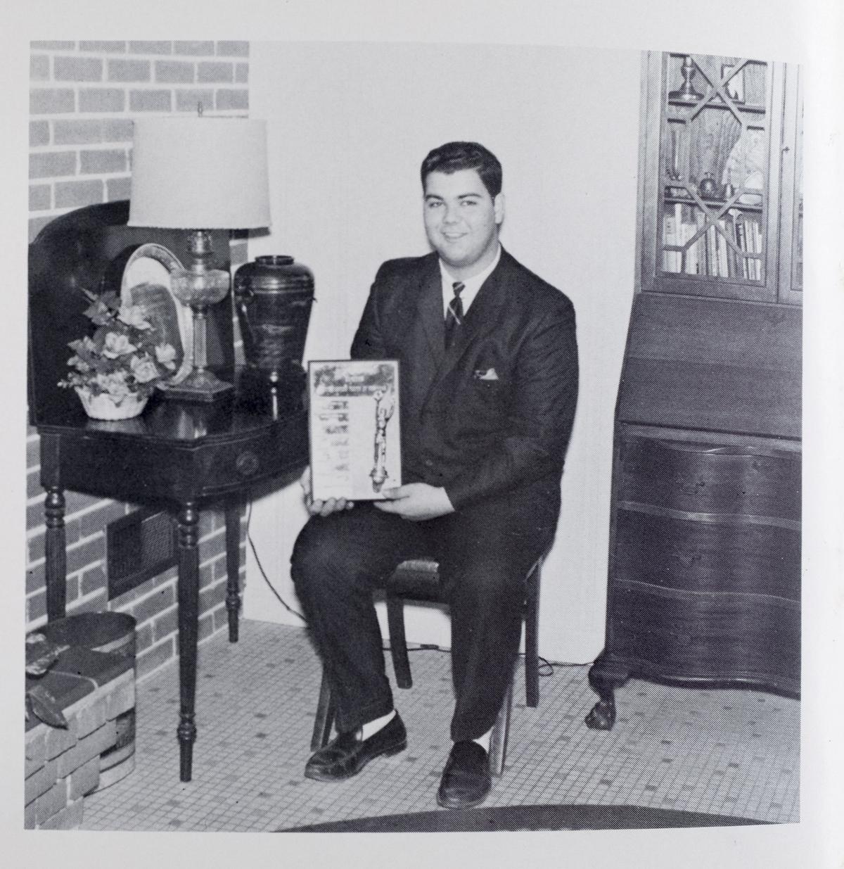 Yearbook photo of Robert Edge as “Jaycee Youth of the Year” at Wampee-Little River High School in 1968. Edge has been the Horry County Coroner for nearly 30 years. Nov 09, 2018.