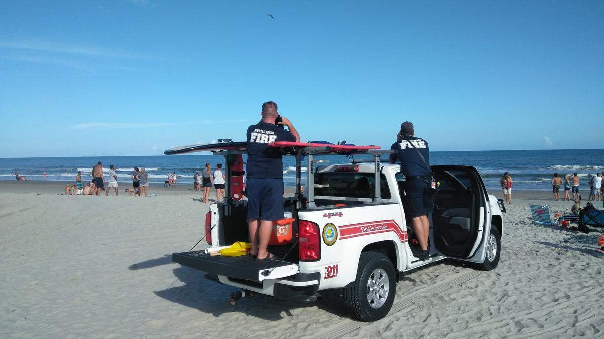 Myrtle Beach Fire and Rescue crews responded to an ocean rescue on Saturday afternoon.