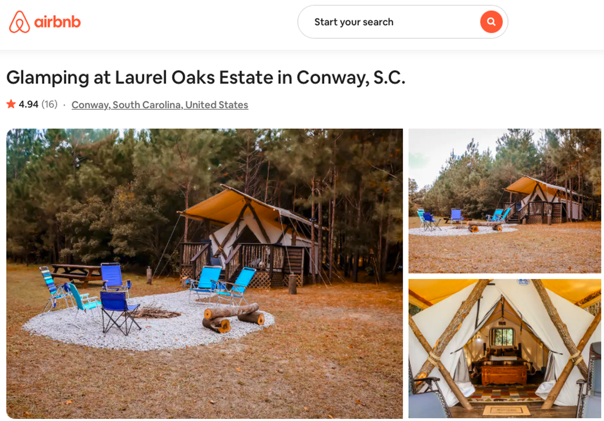 An AirBnB vacation rental in Conway, SC.