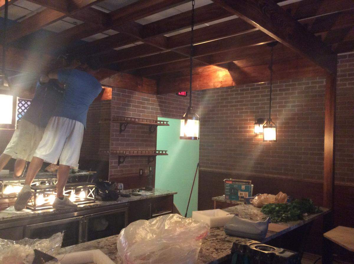 The bar was under construction Wednesday at Heirloom Bistro, which is expected to open in late October at Northwood Plaza at 77th Ave. North and Kings Highway in Myrtle Beach.