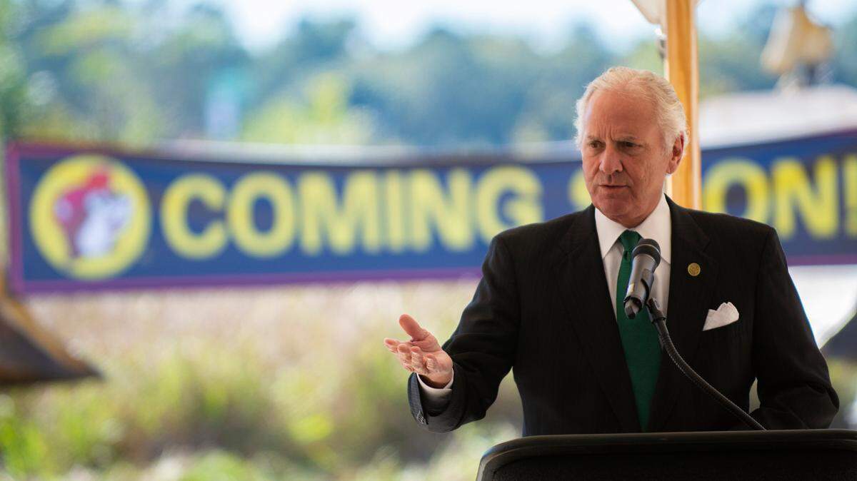 Gov. Henry McMaster attended the ground breaking for South Carolina’s first-ever Buc-ee’s gas station. One of the company’s representatives said he hopes the travel center will open in Florence by next Christmas.