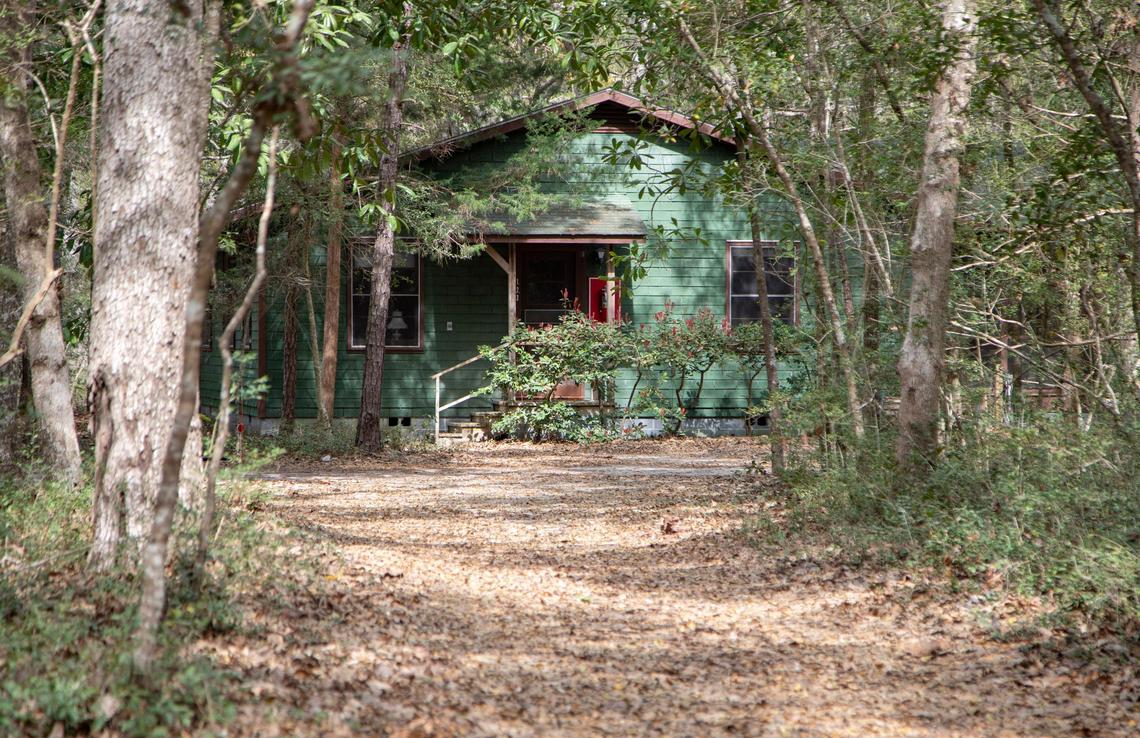 A cabin at the Meher Spiritual Center. The center is a 500-acre spiritual retreat along the Atlantic Ocean beatween Myrtle Beach and North Myrtle beach, adjacent to Briarcliffe Acres.
