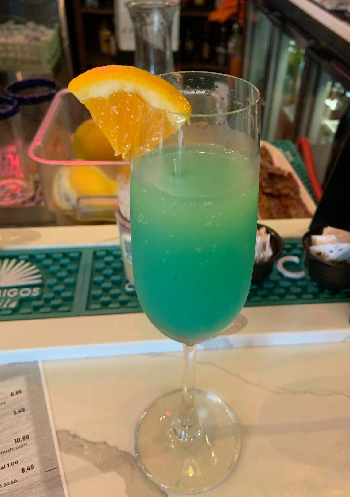 Drift Coastal Eatery opened Oct. 19, 2020 in the Grande Dunes Marketplace shopping center just north of the intersection of 17 Bypass and 82nd Street. It serves breakfast and lunch from 7 a.m. to 3 p.m. Above, one of the restaurant’s most popular drinks, the mermaid mimosa.