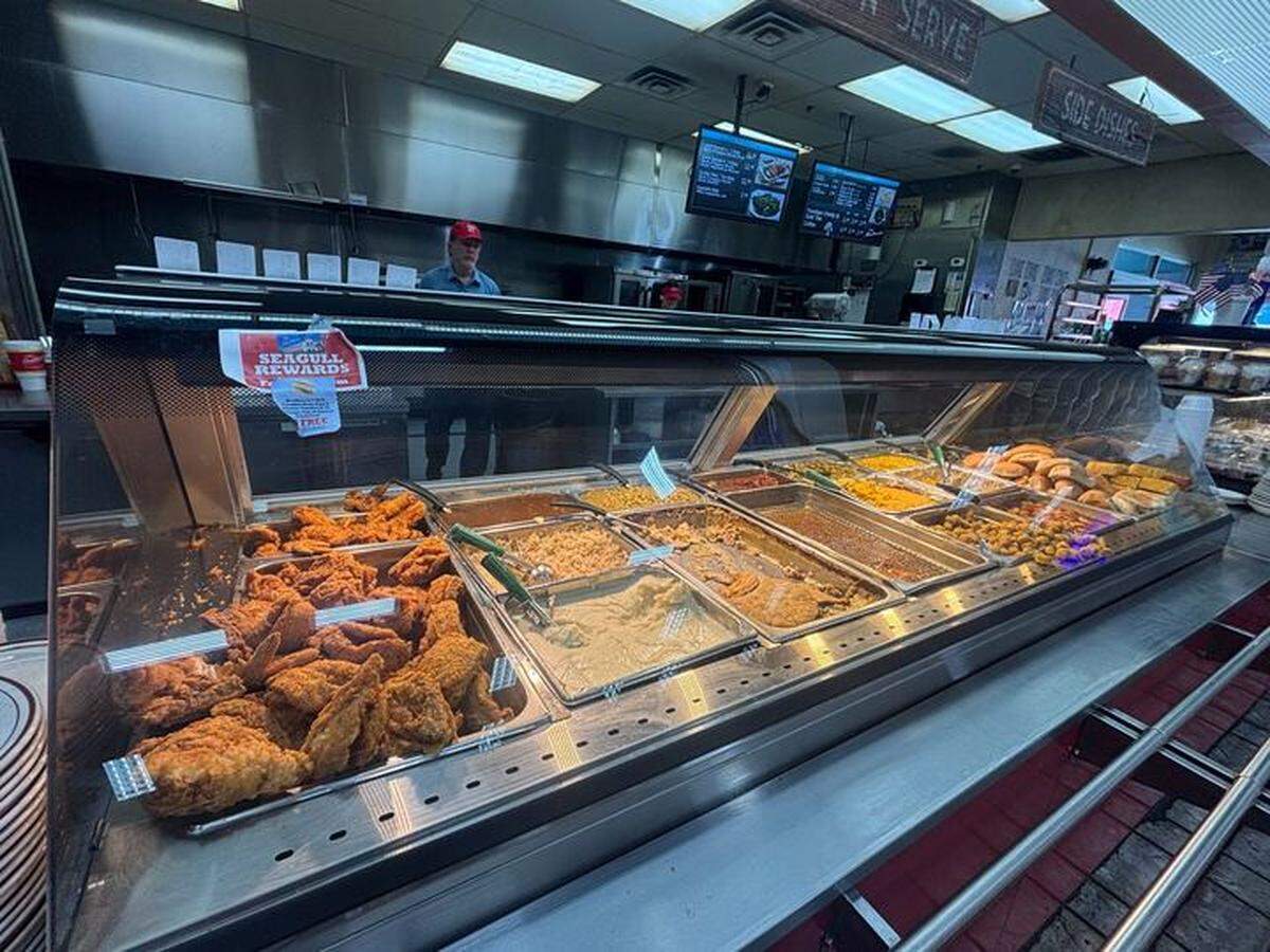 Boulineau’s Foods fried chicken tied with Food Lion but the store’s exceptional deli bumped it up a spot above the Southern chain. Setup like a cafeteria, there were many options to choose from.