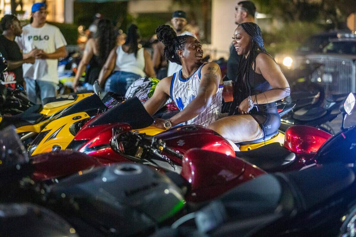Atlantic Beach Bikefest's return to the Myrtle Beach area combined with the holiday weekend tourists resulted in a packed Ocean Boulevard in Myrtle Beach on Saturday night  of Memorial Day weekend 2022.May 28, 2022.