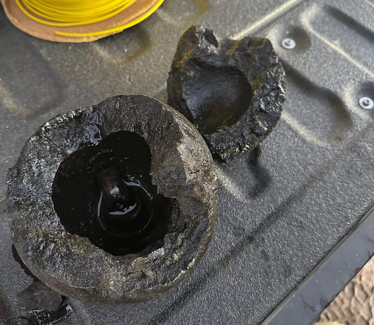 The Horry County Police Department Bomb Squad detonated a cannonball found in North Myrtle Beach.