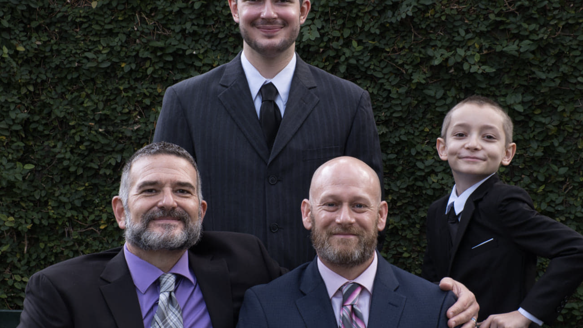 ‘Our family is just like any other.’ Two dads celebrate Pride and Father’s Day in one