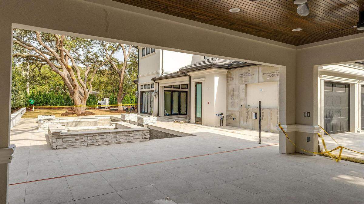 A home on the Myrtle Beach’s Golden Mile, across from the beach, is listed for $3.1 million. It has 6 bedrooms and a 3 car garage.
