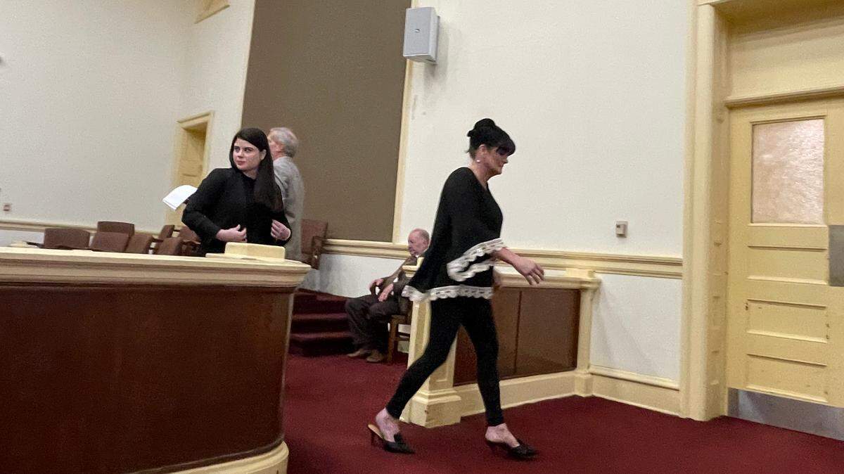 Braylee Estep, the political director for the South Carolina Republican Party, attended a preliminary hearing Friday, March 1, 2024, along with her mother, Michele Estep, right. The women were arrested by Conway Police for allegedly assaulting a victim at Michele Estep’s Conway bar.