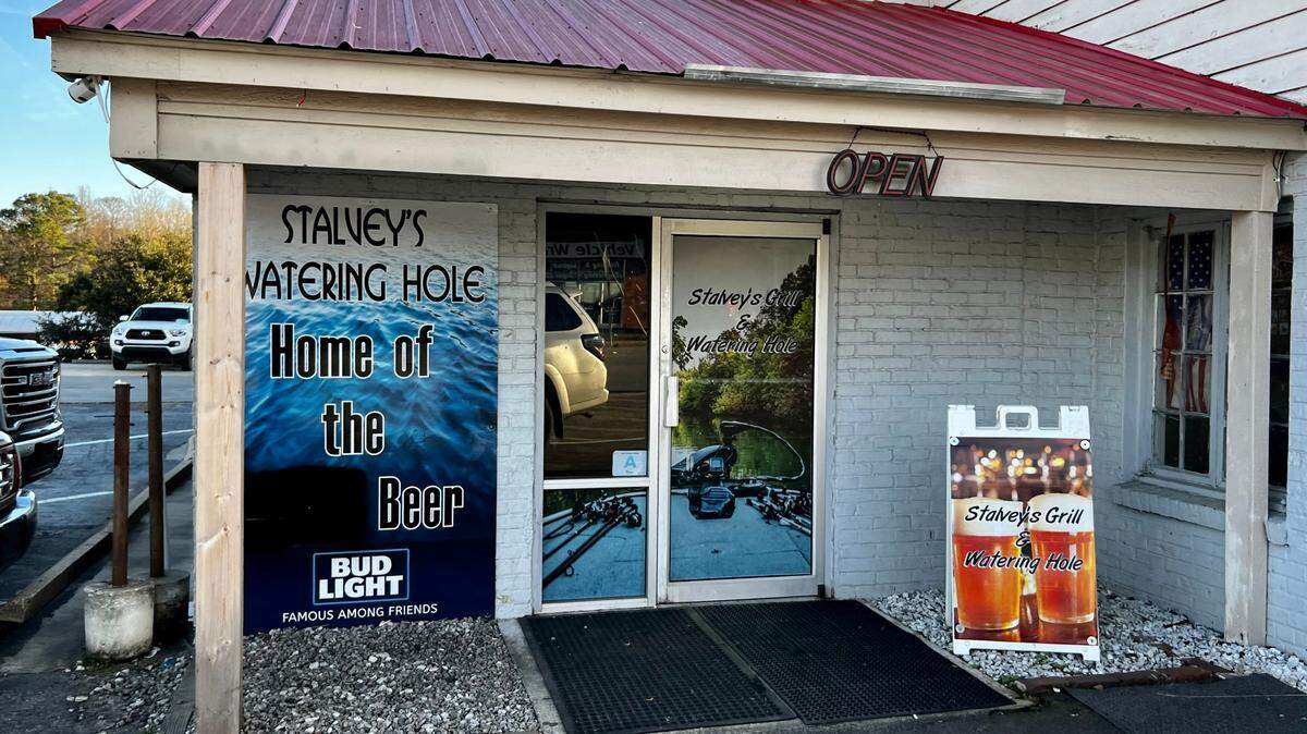 Stalvey’s Watering Hole in Conway was the site of an assault in December, which involved Braylee Estep, the political director of the South Carolina Republican Party, and her mother. Estep’s family owns the bar, which is attached to the family’s bait and tackle shop. Jan. 5, 2024