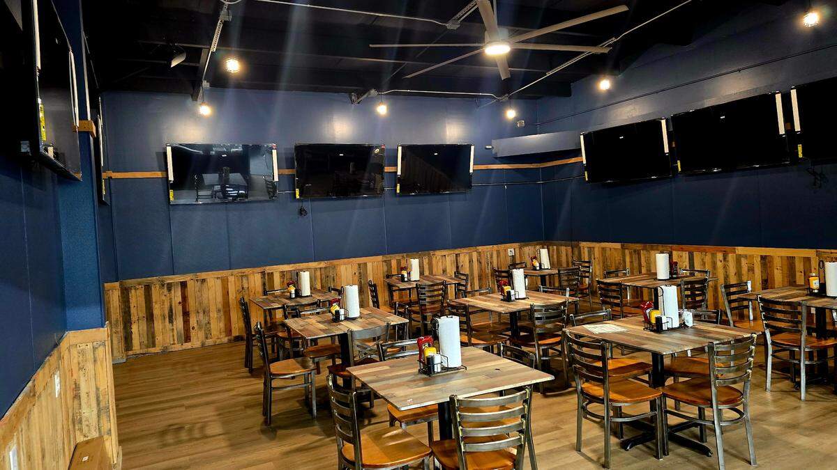 Gator Zone Sports Bar & Grille is set up with more than 30 TVs.