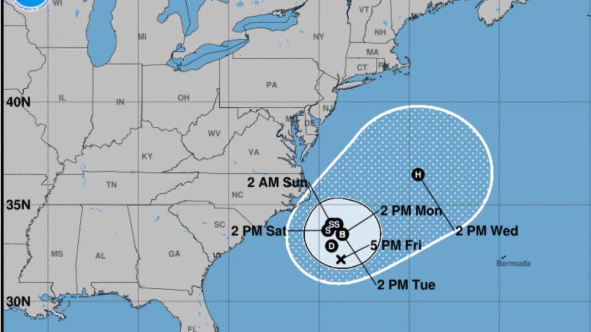 Tropical Depression 3 could cause rip currents this weekend.
