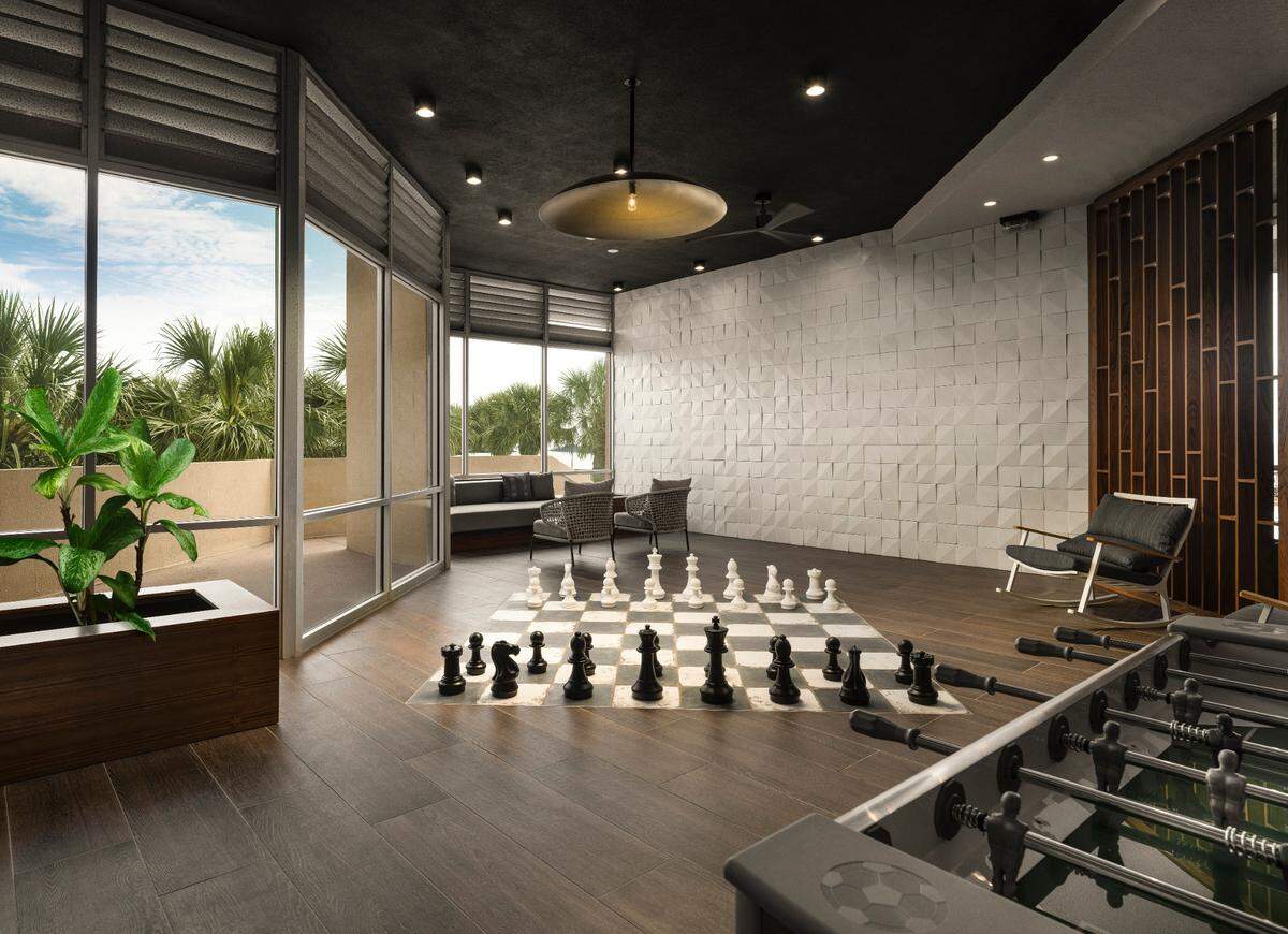 A gaming area in the Hilton Myrtle Beach Resort, which unveiled its fall 2022 $65 million renovation.