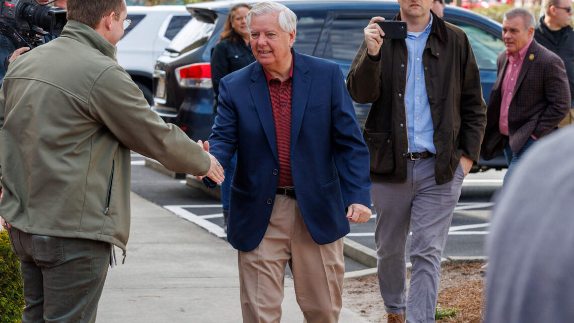 From campaigns to Carolina Forest wildfire, Lindsey Graham’s visits through the years