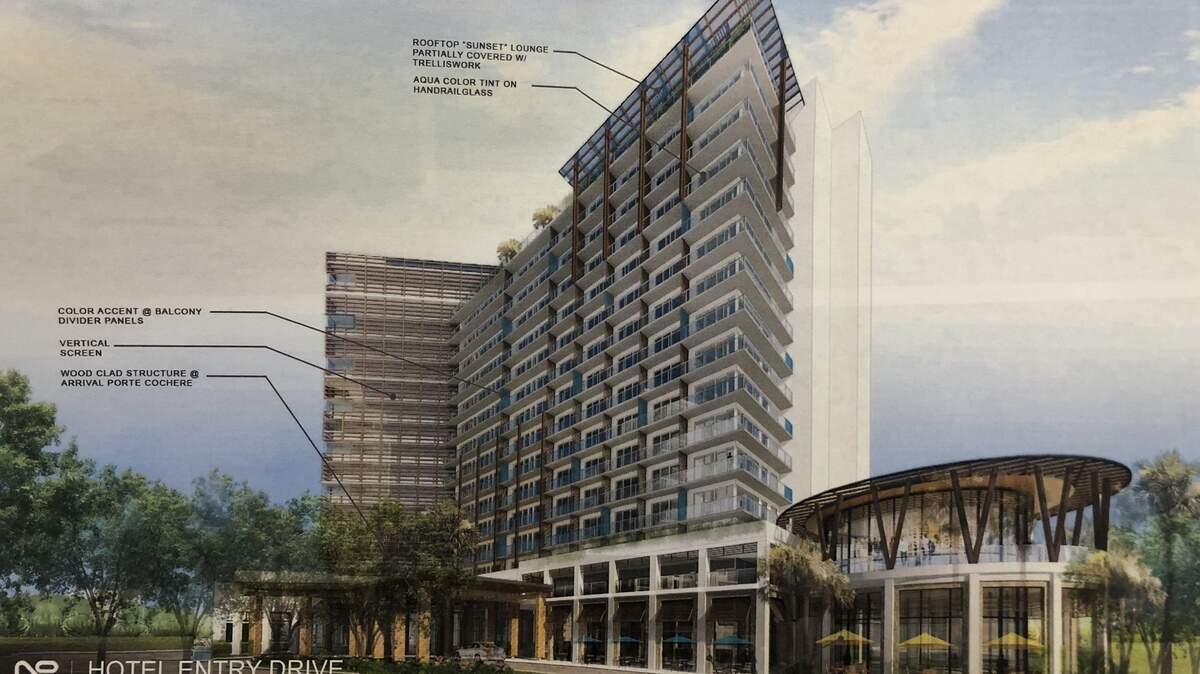 A rendering of Ocean Tract North Resort.