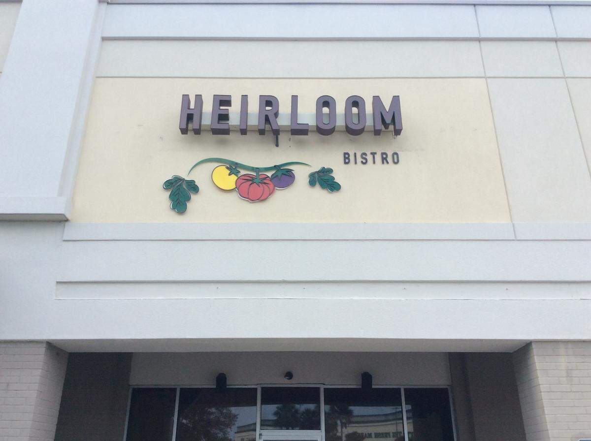 Heirloom Bistro has opened at Northwood Plaza at 77th Ave. North and Kings Highway in Myrtle Beach.