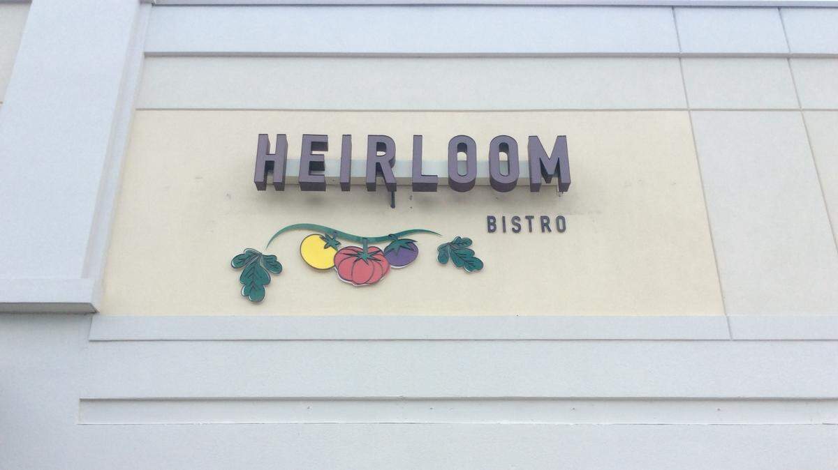 Heirloom Bistro will have a pre-fixed menu with between three- and six-course meals. It is expected to open in late October at Northwood Plaza at 77th Ave. North and Kings Highway in Myrtle Beach.