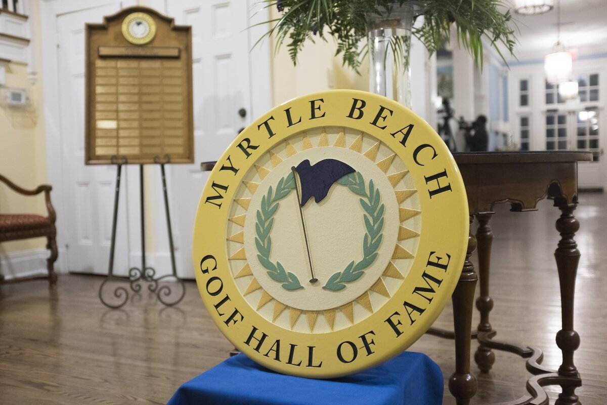 Former golf professional Ed Bullock (posthumously) and golf course operator and hotelier Larry Leagans were inducted into the Myrtle Beach Golf Hall of Fame on Nov 15, 2018.