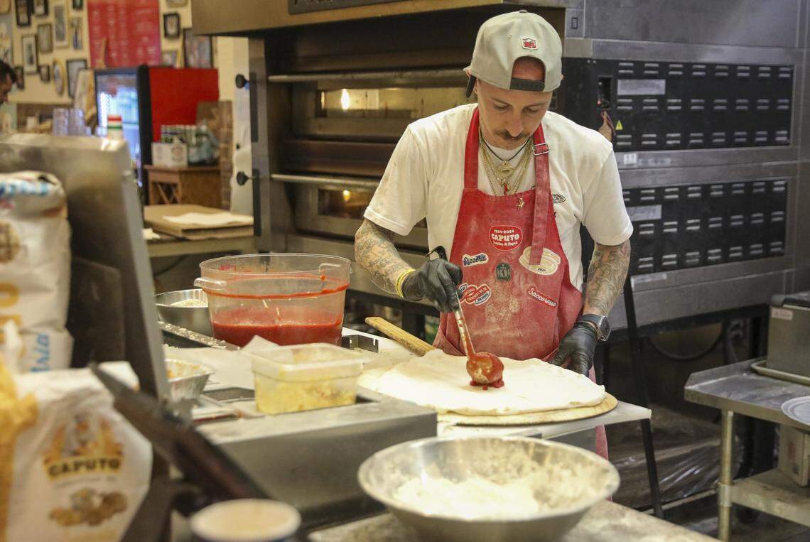 Conway, SC has become a destination for foodie travel in recent years with a variety authentic offerings embedded within its historic downtown. Anto’s Pizza Romana and Italian Market is one of the newer restaurants in Conway and has received a lot of attention since opening. Aug. 1, 2025.