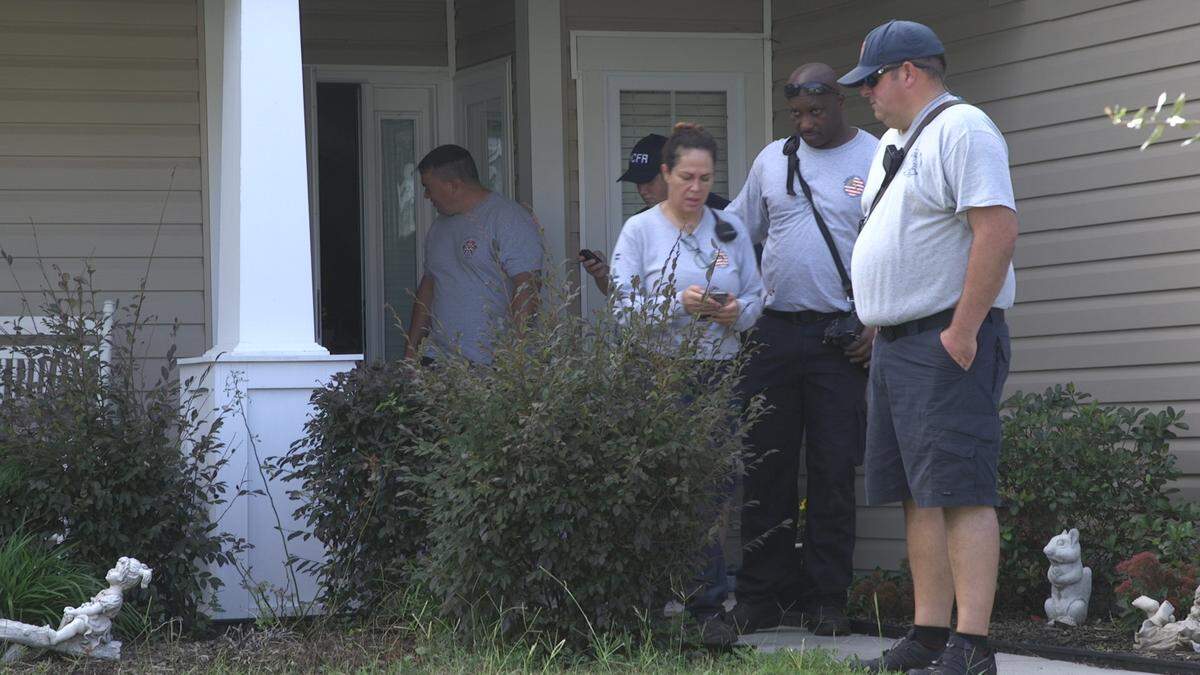 Horry County Fire Department officials were going door to door in Forestbrook on Monday, warning people about potential flooding.