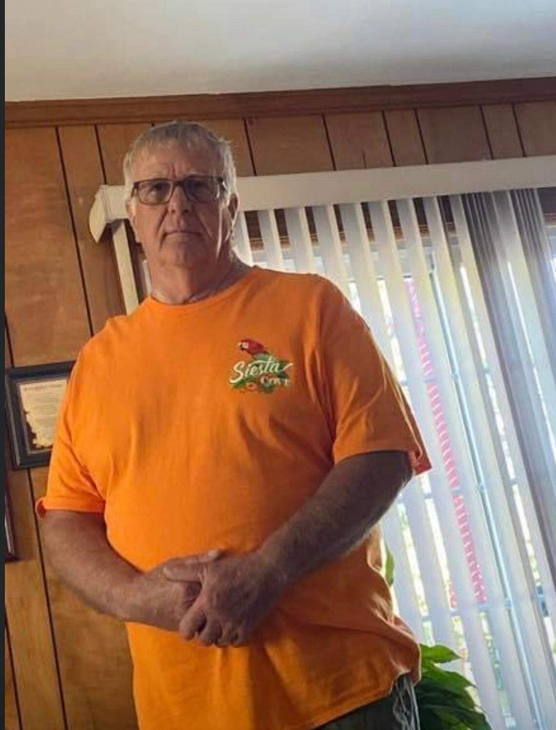 John Hicks poses for a photo three days after being diagnosed with COVID-19. Days later he would be taken to the hospital. He tested positive shortly after visiting South Carolina.