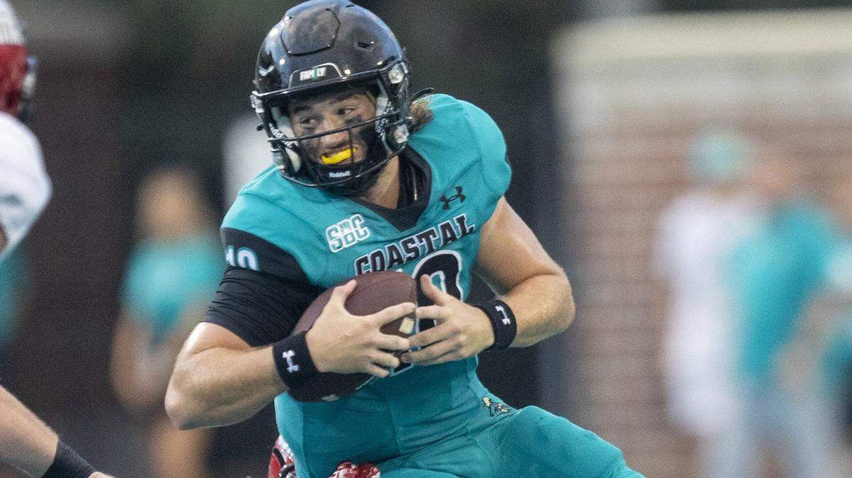 Coastal Carolina quarterback Grayson McCall. Saturday, Sept. 30. Sun News File Photo