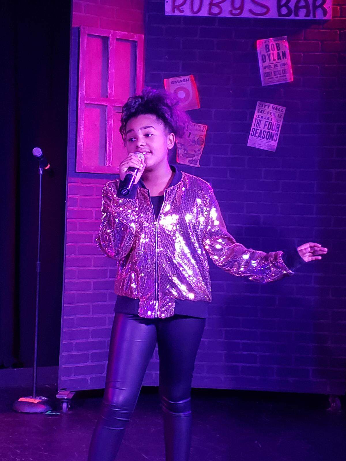 Kearstin Moore performs at the Asher Theater in Myrtle Beach.