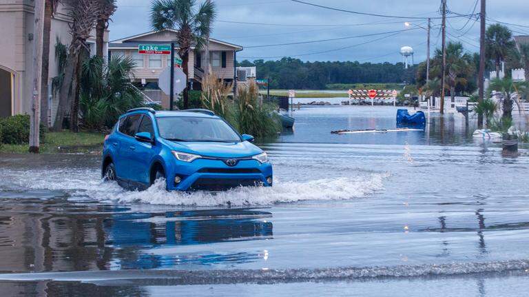 Photos: King tide flooding in North Myrtle Beach