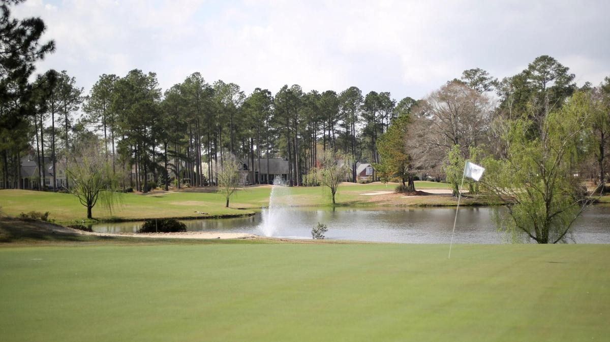 A hole on the course at Brunswick Plantation in Calabash, N.C.