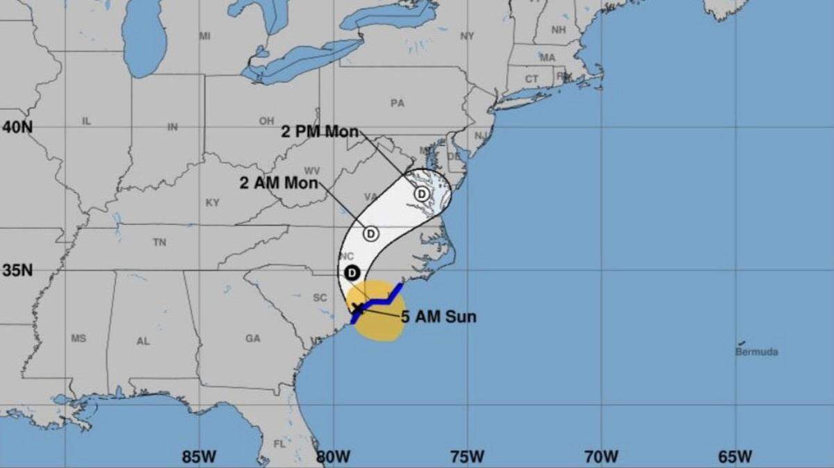 Tropical Storm Chantal made landfall early Sunday morning. The Myrtle Beach area is expected to be impacted with heavy rainfall, strong rip currents and possibly flooding and tornadoes.