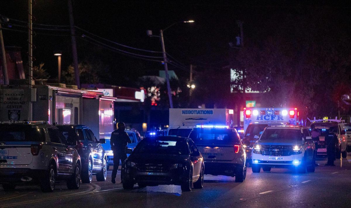A heavy police presence from multiple agencies shut down Kings Highway and Yaupon Drive in Myrtle Beach from 13th Avenue South to 15th Avenue South on Saturday night and into Sunday morning. Police gave no details of the incident but witnesses on the scene described the sounds of gunfire. October 3, 2020.