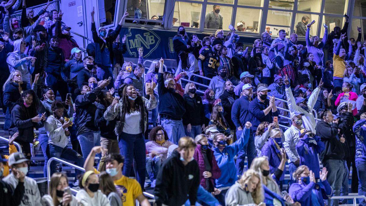 The North Myrtle Beach High School football team will advance to the state championship game for the first time in school history after dominating Myrtle Beach with 37-10 on Friday night to win the Class 4A Lower State title. November 27, 2020.