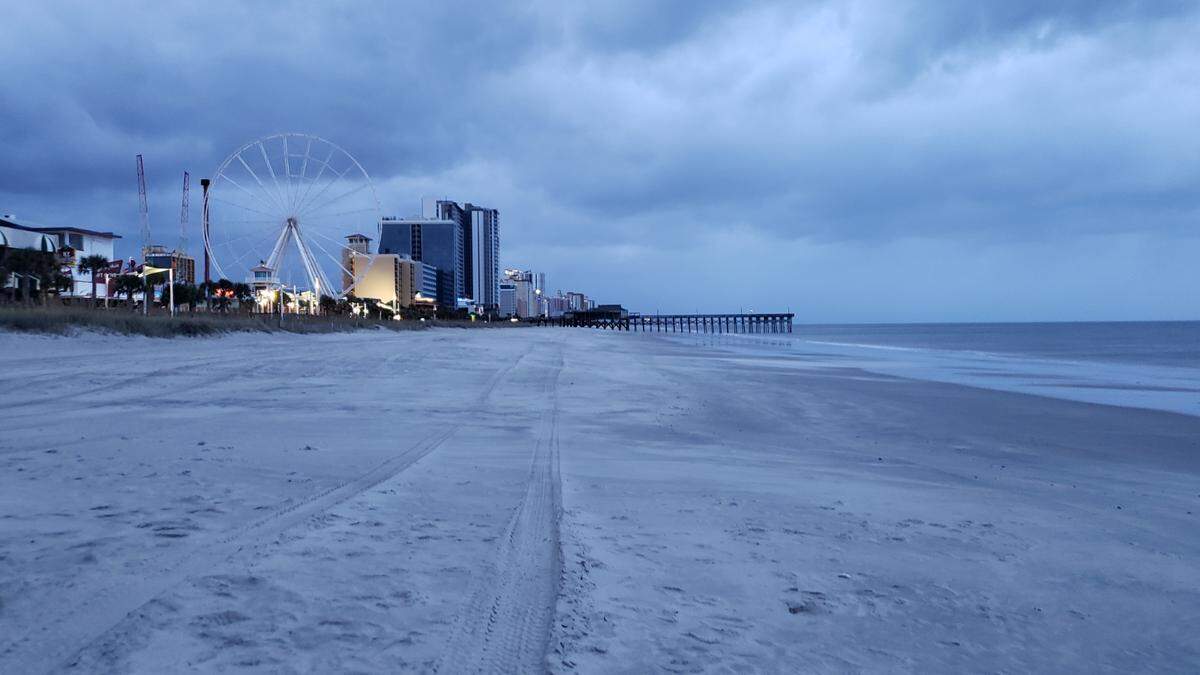 Hurricane Florence made landfall in North Carolina Friday morning. Myrtle Beach is expected to feels its impact for the next few days. Here’s Myrtle Beach around 6:30 a.m. Friday.