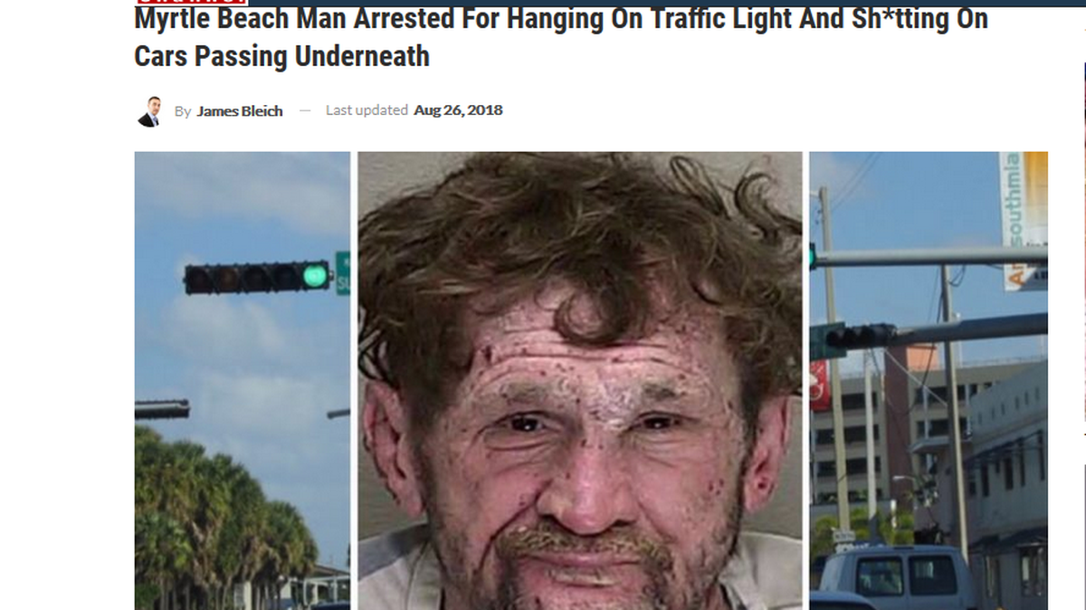 A screenshot from a hoax story posted on foxnews-us.com on Sunday.