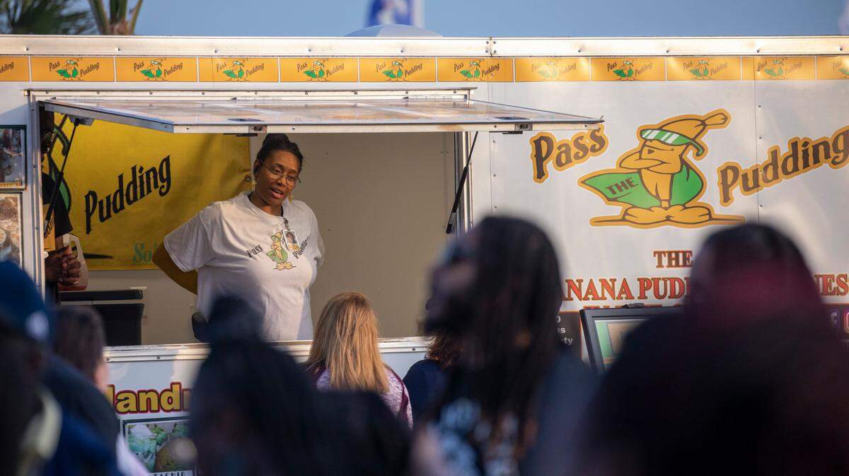 Pass the Pudding food truck at the 2023 Myrtle Beach Food Truck Festival.