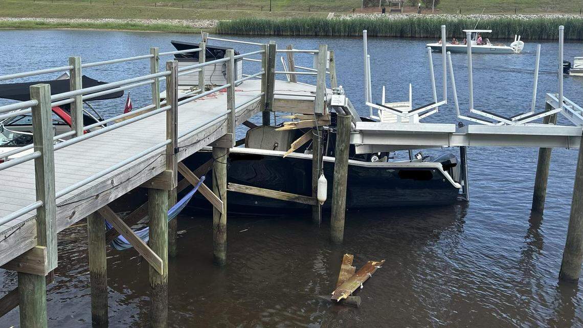 Watercraft crashes into dock in North Myrtle Beach on Memorial Day