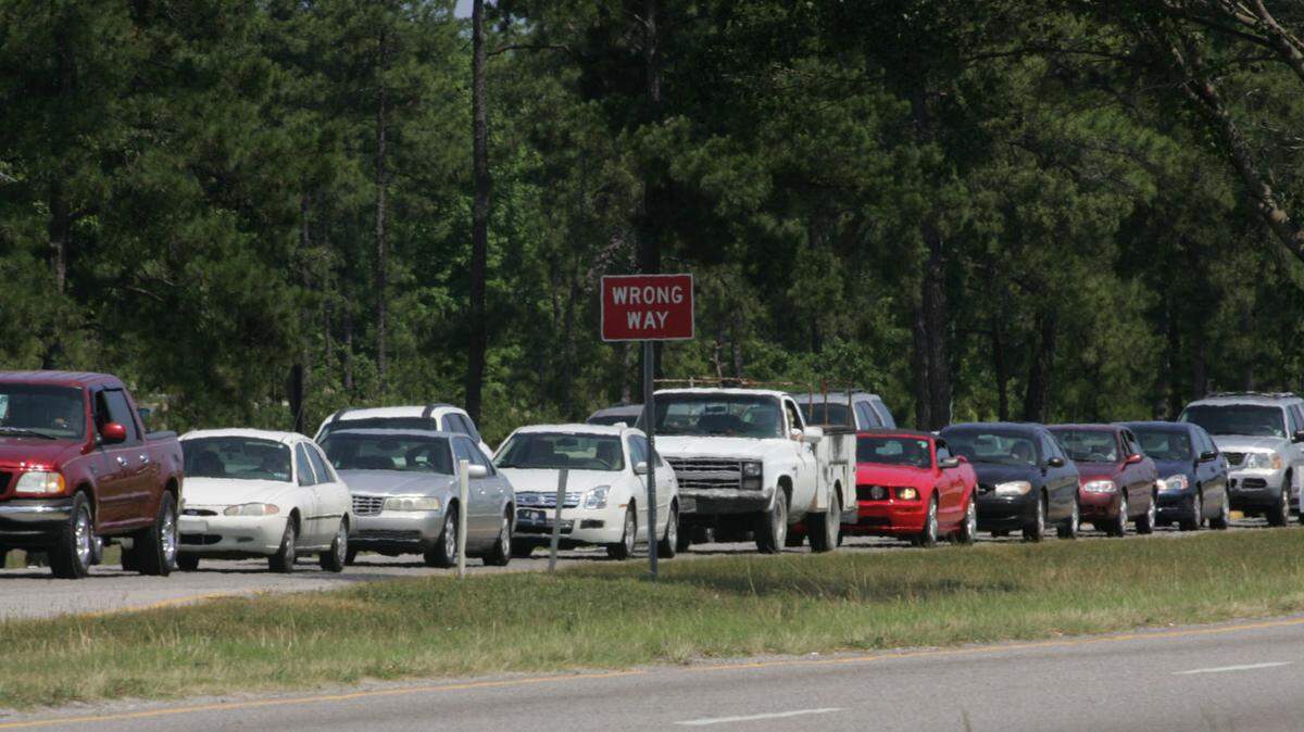 Motorists driving along two busy highways off of U.S. 501 Wednesday will see the speed limit drop and access to Walmart diverted. Photo by Tom Murray tmurray@thesunnews.com
