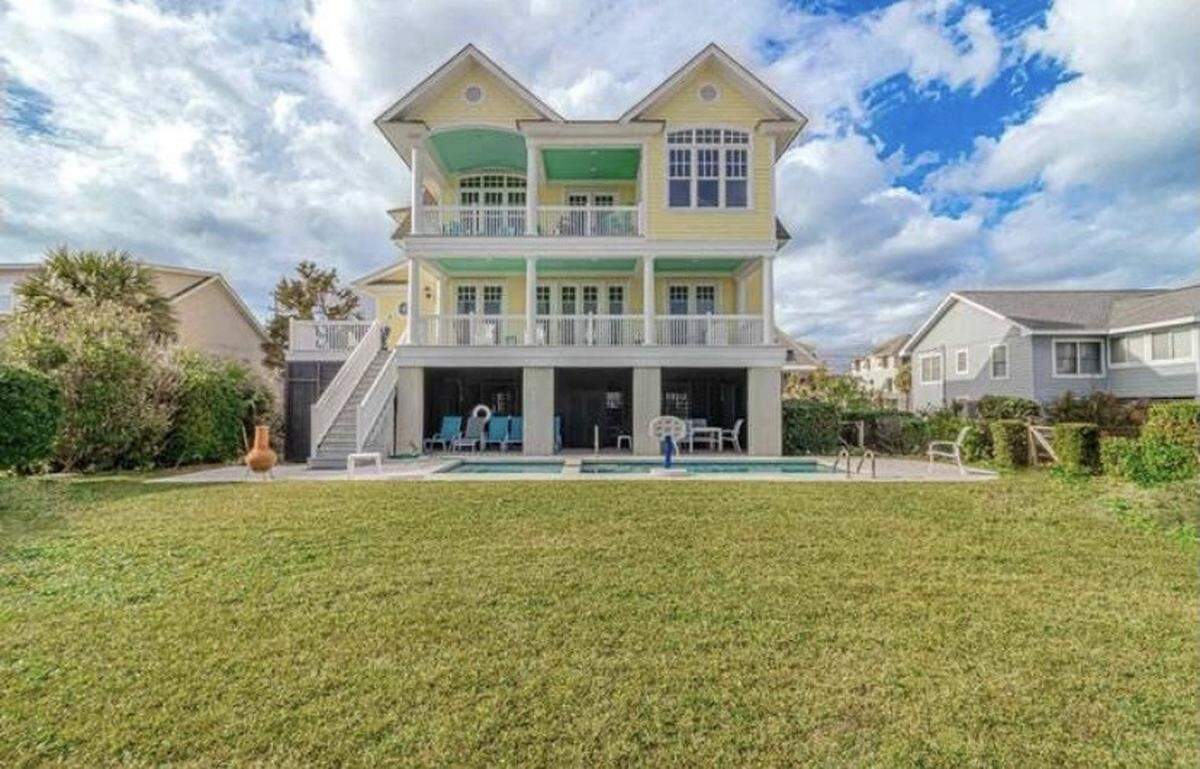 The home is for sale in Garden City on South Waccamaw Drive.
